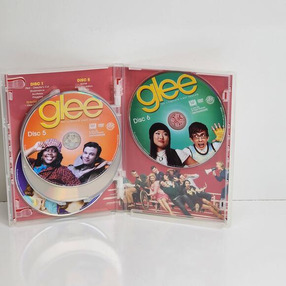 Glee  Musical TV Show (6 Disc Set) w/ Mark Salling The Complete First Season DVD - Picture 7 of 8